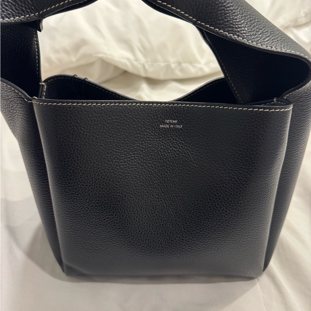 TOTEME Black Leather bucket  Bag, NWT!